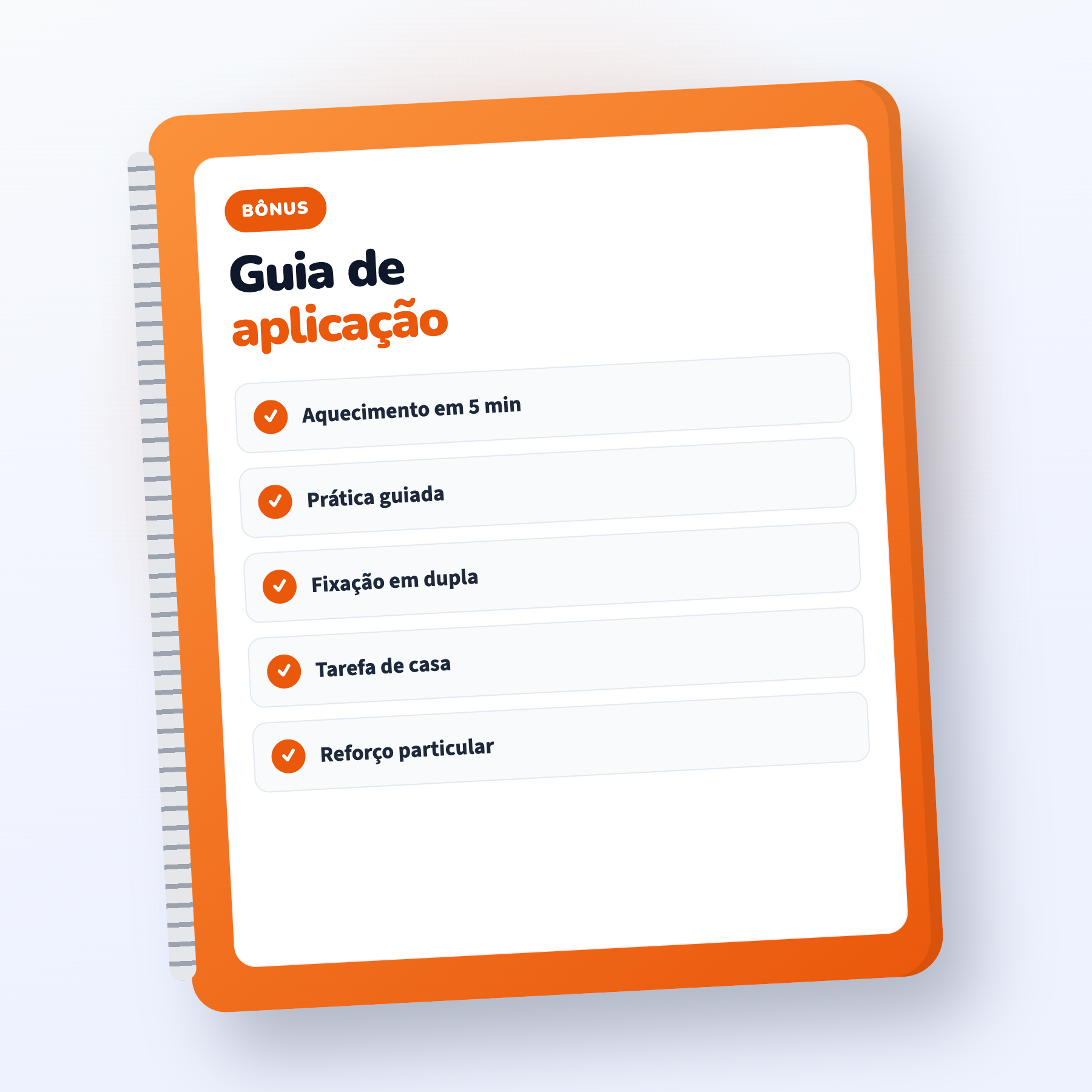 Mockup do guia de aplicação para professores